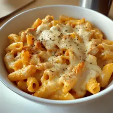Cheesy Chicken Pasta - Snack Escape